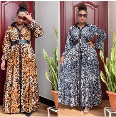 China 2021 Feel Africa Clothing Elegant Dresses Button Front Sash Comfortable Chiffon Women Islamic Kaftan Abaya For Party for sale