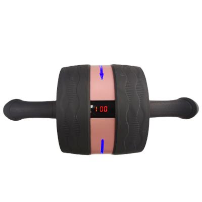 China Easily Disassemble Ab Wheel Roller Exercise Equipment For Vigorous Abdominal Trainer Core Workout Core Machine With Spring Back for sale