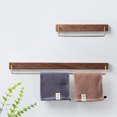 China Fashion Scandinavia norhth Europe rustic wood floating shelves shelf wall mounted towel frames rack holder clip for sale