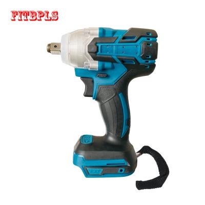 China Cordless 1/2 Impact Wrench Electric Brushless Rechargeable Socket Wrench Machine Tool Without Battery&accessories FITBPLS-SPANNER1 for sale