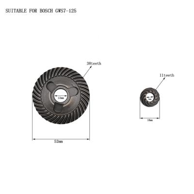 China Gear Suitable for BOSCH GWS7-125 Angle Grinder, Machine Tools Spare Parts Other for sale