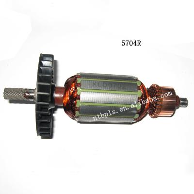 China 5704 Machine Tool Spare Parts MKT 5704 Armature / Rotor For Circular Saw for sale