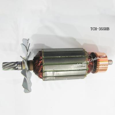 China Copper For TCH-355HB Machine Tool Spare Parts Armature / Cutter Machine Rotor for sale