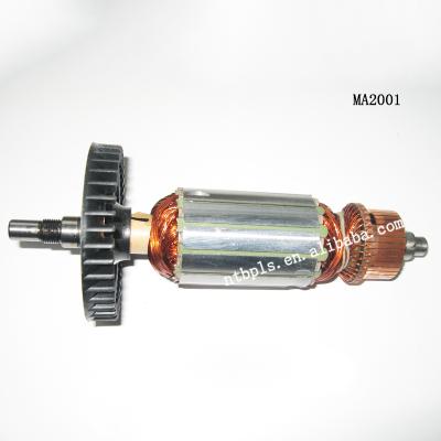 China Copper For AEG MA2001 Machine Tool Spare Parts / Angle Grinder Rotor Armature for sale