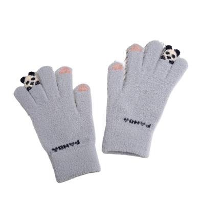 China Point Finger Winter Household Warm Touch Gloves , Outdoor Sports Cycling Children's Protective Gloves for sale