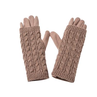 China High Point Finger Winter Ladies Elastic Heating Gloves Two-in-one Design Household Gloves Cycling Sports Gloves for sale