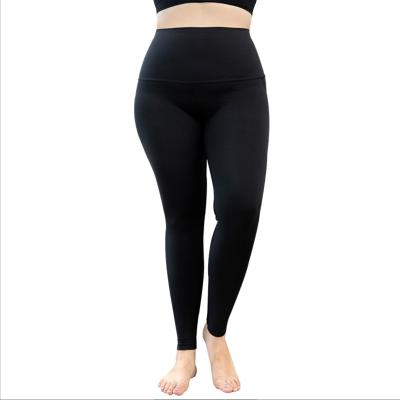 China Explosion Style Solid Color Yoga Pants Antibacterial Seamless Yoga Shaping Pants Gaiters High Waist Trainer Slim Fit Pants Women for sale