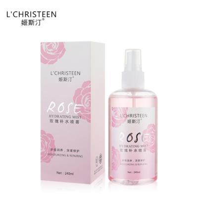 China Rose Extract Mist Toner Moisturizer Hydrating Private Label Toner Factory Price Facial Spray for sale