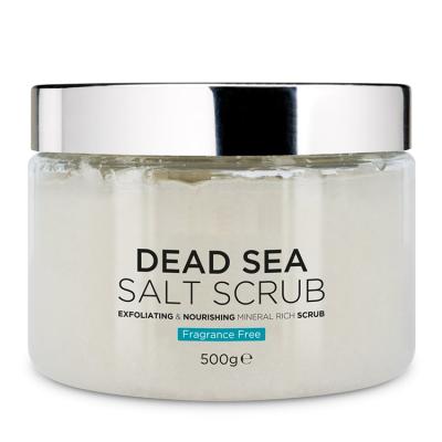 China Exfoliator Body Scrub Best Wholesale Dead Sea Salt Body Scrub and Exfoliator for Skin Care for sale