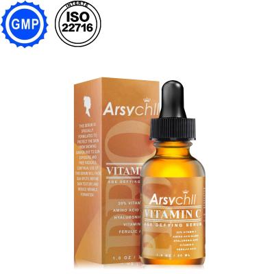 China private label copy 30ml Anti-wrinkle Anthracnose Removal Whitening Moisturizing Hyaluronic Acid Vitamin C Serum for sale