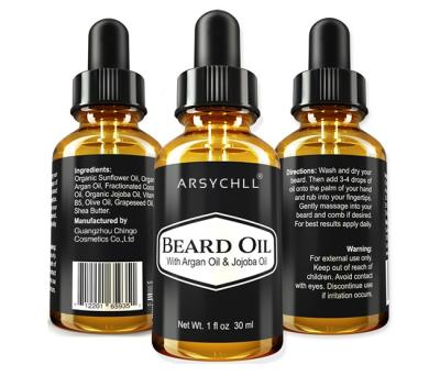 China Top 10 Pearl Beard Oil Men Beard Oil Men Black Top 10 Organic Herbal Natural 100% Herbal Smoothing Nourishing Oil Remover OEM/ODM for sale