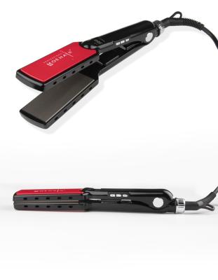 China Best Hair Straightener Temperature Outdoor Adjustable Mini Hair Straightener Ceramic Red Hair Straightener for sale