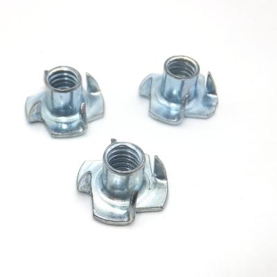 China Pili Nuts DIN 1624 Stainless Steel Noise Hex Nut Long Din 1624 Tee Nut With Fork for sale