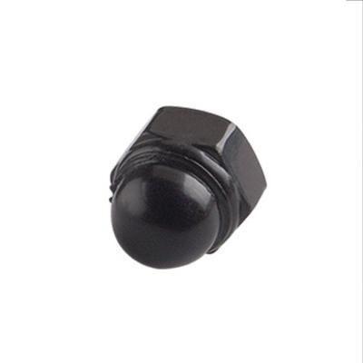 China Automotive Industry Black Steel Hex Nut Galvanized Hex Domed Nuts for sale