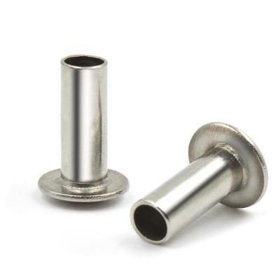 China General Industry 304 Stainless Steel Tubular Rivets Female Rivets Flat Rivets for sale