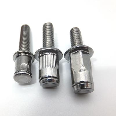 China Hot Selling Galvanized Low Carbon Steel M4-m8 Shoe Best Quality Iron Rivets For Bags Blind Hole Rivet Screw for sale