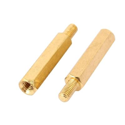 China Hex Male To Female Thread Brass Hex Nut Brass Standoff for sale