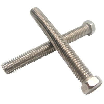 China General industry China manufacturing wholesale price grade 8.8 bolt and nut m3 screwsDIN931 DIN933 metric stainless steel hex bolt for sale