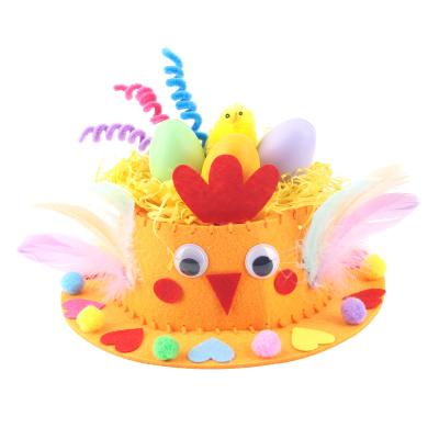 China Easter Activities Dance Props Hat, Rabbit Ears Top Hat Hot Sale Gift Easter Day Decoration, Easter Velvet Plush Costume Top Hat for sale