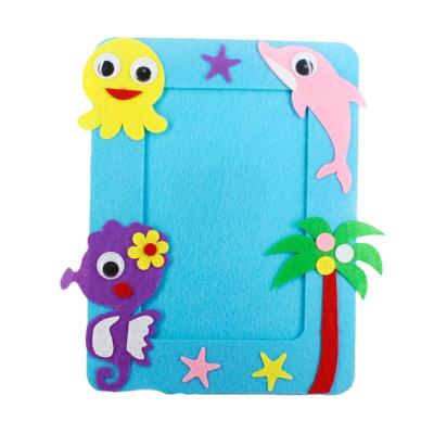 China High Quality Loor Picture Frame Picture Diy Kit Toy Nonwoven Fabric Crafts And Gift Supplies Other Toy Crafts for sale