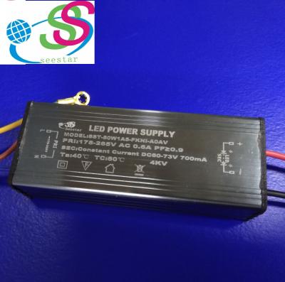 China Led Tube Light IP65 50W 700mA 1500ma 3 Years Warranty High PF>0.9 Constant Current LED Street Light Driver for sale