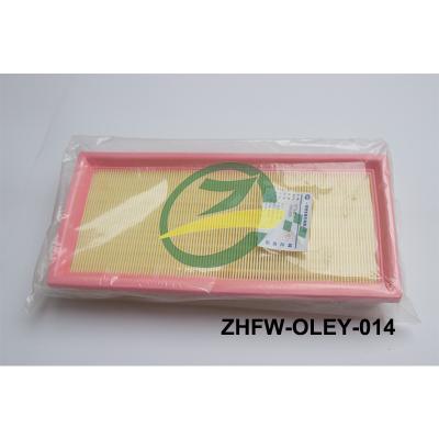 China Car Engine Parts Air Filter For FAW Oley 1109160HL OEM Standard Size for sale