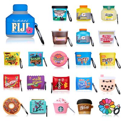 China Hot Seller Cute Case Stretching Candy Mini Chips Milk Chocolate Packing Cover Case For 3D Airpod Pro/3 for sale