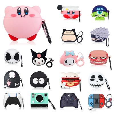 China Cute Silicone 3D Case Cartoon For Yoda Baby Characters Designs For AirPods Newest Cover For Apple Airpods 3 Case for sale