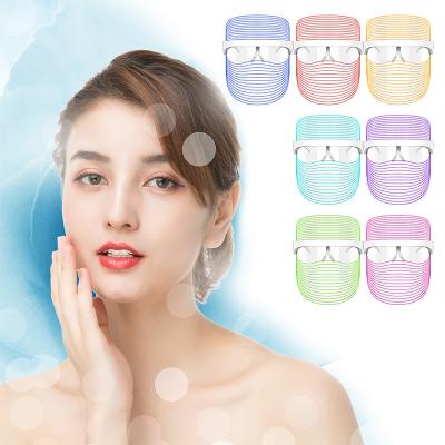 China Dye Removal Skin Rejuvenation Colorful Face Changing 7 Color Beauty Machine Therapy Led Face Mask Home Use Light Photon Led Facial Masks for sale