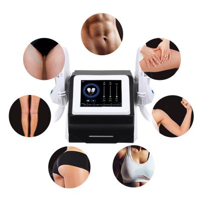 China Weight Loss Tesla 4 Abdominal Grip Electromagnetic Vibration Eslim Hiemt Slimming Machine Muscle Stimulator RF Body EMS Sculpting Machine for sale