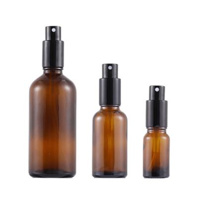 China Used to package liquid products such as common cosmetic packaging 5ml-100ml brown mist spray glass bottle of alcohol and perfume manufacturers material perfume packaging empty bottle for sale