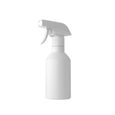 China Suitable For Packaging Spot 300ml/500ml Alcohol Spraying Gardening Watering Can Hand To Buckle Square Gun PE Round Slant Shoulder Fine Mist Spray Plastic Bottle for sale