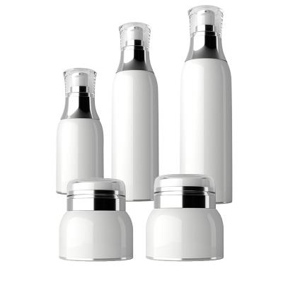 China Used in cosmetics such as toners the factory 6 packs separate empty bottle box wholesale single layer acrylic cylindrical cream bottle cream bottle for sale