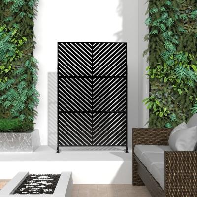 China Industry outdoor metal screen Laser cut metal privacy screen decorative metal screen fencing for sale