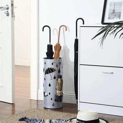 China Industry Round Umbrella Stand Metal Umbrella Holder Rack Holder Display Indoor Office for sale