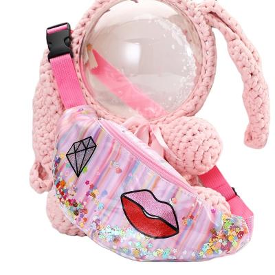 China New Water Proof Travel Kids Waist Bag With PVC Wash Bag Portable Zipper Personalized Storage Bag for sale