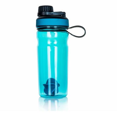 China Hot Sales 700ml Viable Plastic Tritan Beverage Bottle Sports Protein Drink Bottle With Shaker Mixing Ball for sale