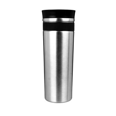 China PORTABLE 600ml/20oz Double Wall Vacuum Stainless Steel Water Bottle With Lid For Car for sale