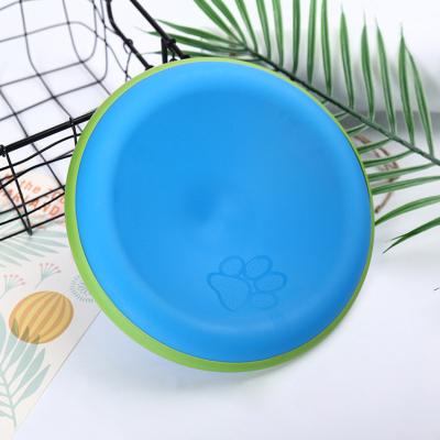 China Low MOQ Sustainable Interactive Dog Chew Toys Resistance Bite Plastic Pet Toy Pet Training Products Dog Flying Discs for sale