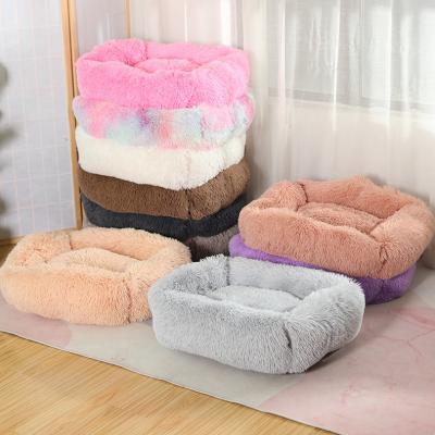 China Sustainable Pet Supplies Custom Dog Cave Bed For Couch Princess Washable Compfy Plush Luxury Dog Bed for sale