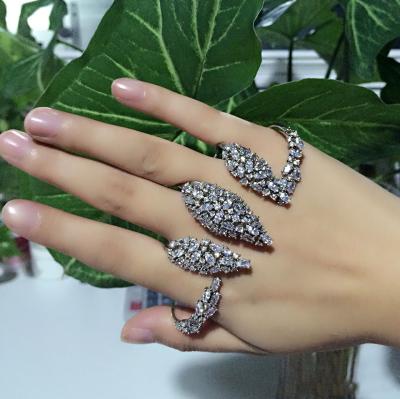 China TRENDY Wholesale Stock / Customize Women 925 Sterling Silver Rings Jewelry Rings For Women for sale