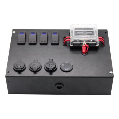 China Supacentre 12v driver aluminum alloy 4 wheel 4 wheel custom equipment control box 4wd caravan camping control panel for sale