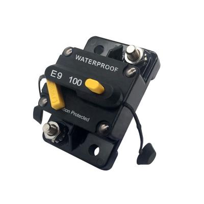 China Wholesale Outdoor Waterproof Car Marine Boat Mount 100A 12-48V IP67 Circuit Breaker Manual Reset Switch For Car Marine RV for sale