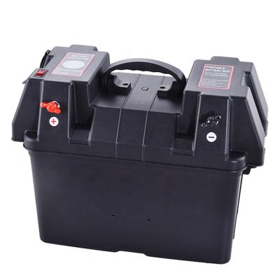 China 12/24v dc power supplier manufacturer Customized rv 12V /24V marine battery box for sale