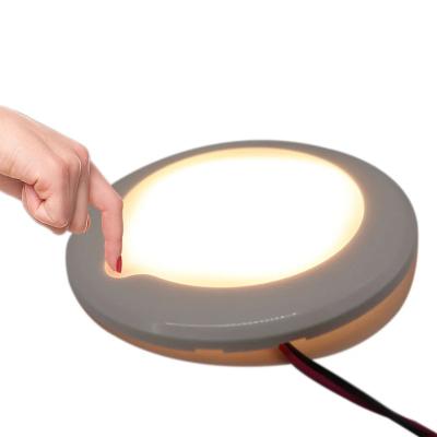 China Amomd 95mm Rv Ceiling Light Outdoor Mounted Indoor Round Led Brightness Adjustable for sale