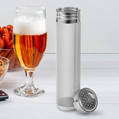 China Excellent Filtration Performance 300 Micron Mesh 304 Stainless Steel Beer Filter, Brewing Hopper Strainer, Wine Beer Dried Hops Filter for sale