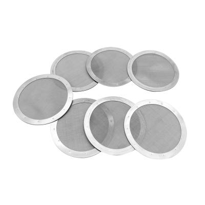 China Viable Wholesale Stainless Steel Home Brewing Cold Coffee Filter Disc For Coffee Maker Coffee Strainer for sale