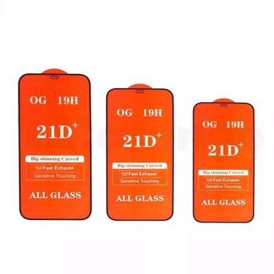 China For Iphone Protector Full Screen Glass Factory Supplying Professional 21D Tempered Glass For Tecno Redmi Note 8 for sale