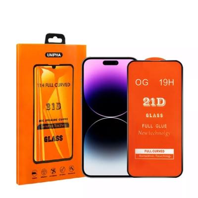 China For Iphone Templado 21D Cheap Vidrio Full Page Glass Protector Plus Mate for sale