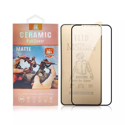 China Anti-scratch Factory Supply PMMA +PET 111d Matte Ceramic Anti Fingerprint Full Cover Screen Protector Soft Frosted Ceramic 9D Film for sale